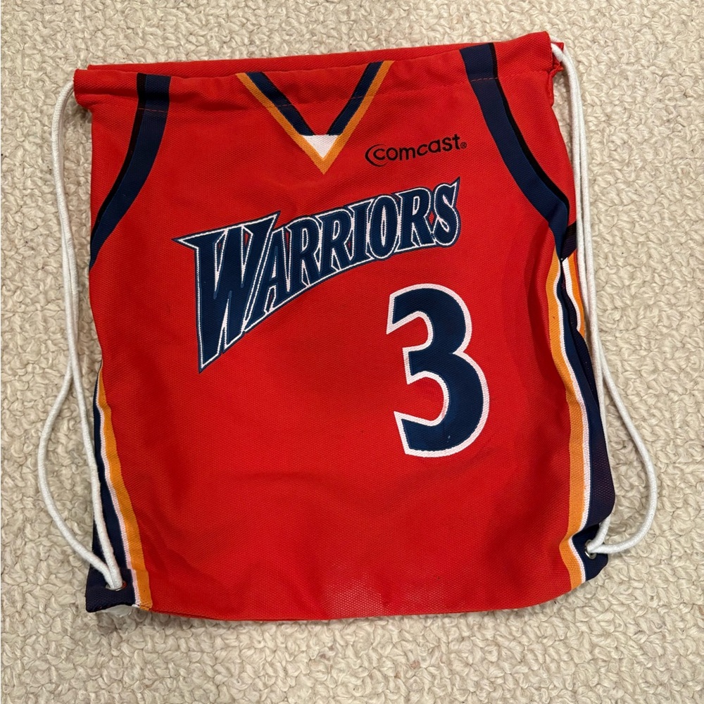 Warriors orange Drawstring Bag (AL Harrington